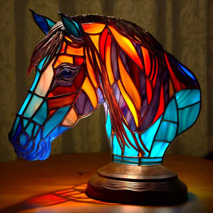Gebrandschilderd glasraam met dierenmotief – NATURIA LIGHT - Glamorix