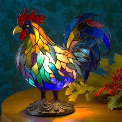 Gebrandschilderd glasraam met dierenmotief – NATURIA LIGHT - Glamorix