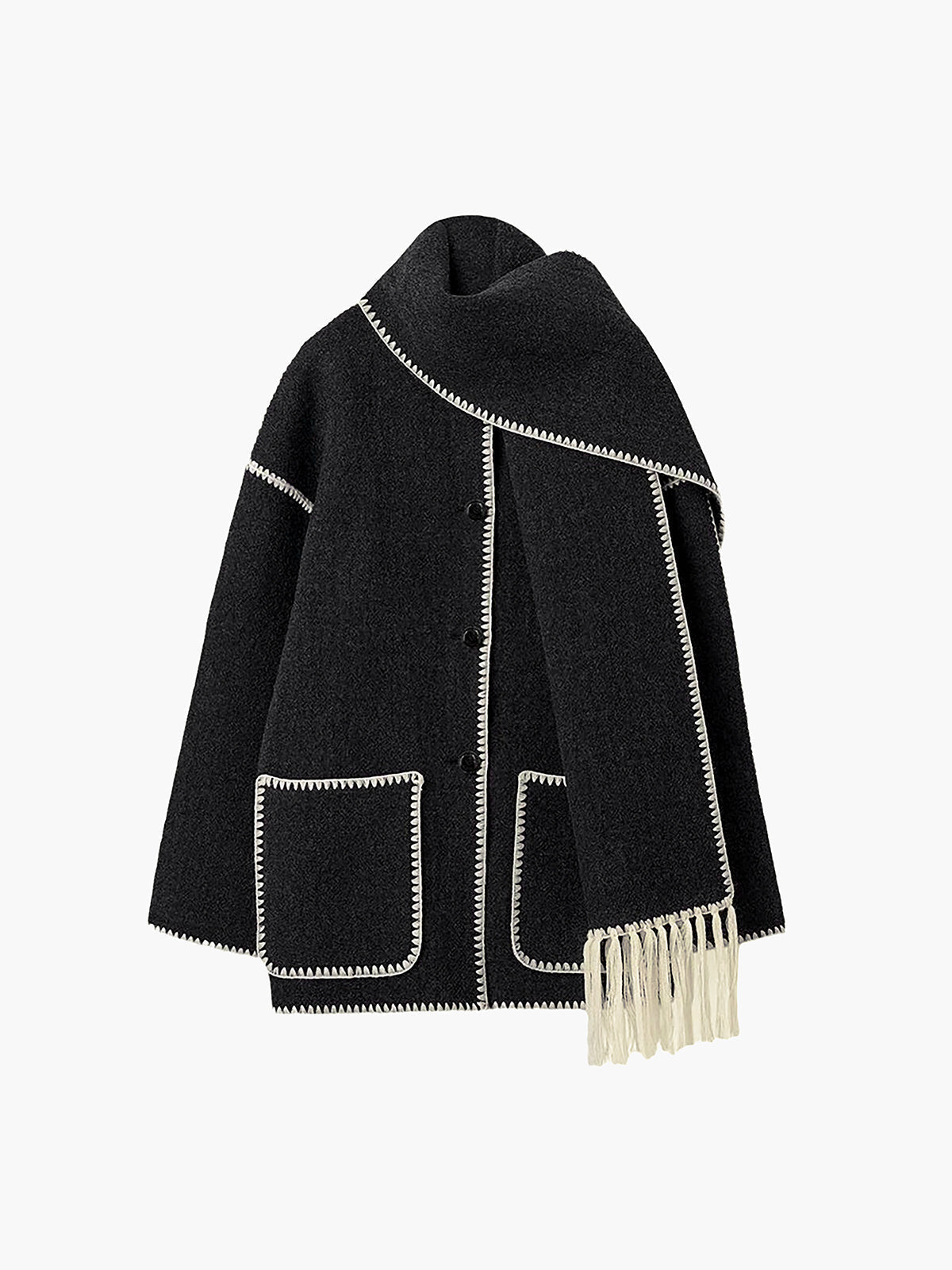 CELIA - Oversized stijlvolle warme sjaaljas voor dames