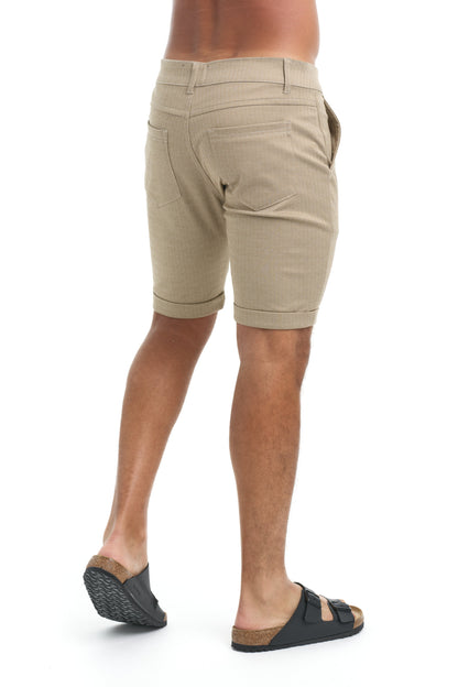 FINLEY - Klassiek getailleerde korte broek voor een verfijnde look