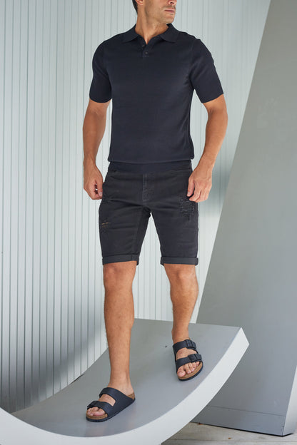 HUDSON - Verweerde denim shorts voor een stoere, casual look