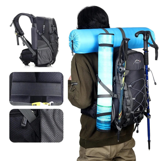 Waterdichte trekkingrugzak met ergonomisch design – TRAILCORE PRO - Glamorix