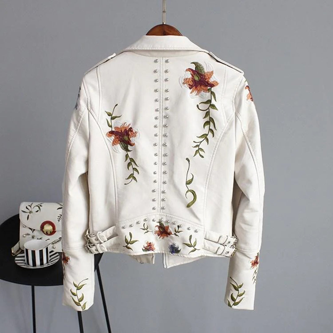 FLORENCE - Damesjack met elegant bloemenpatroon