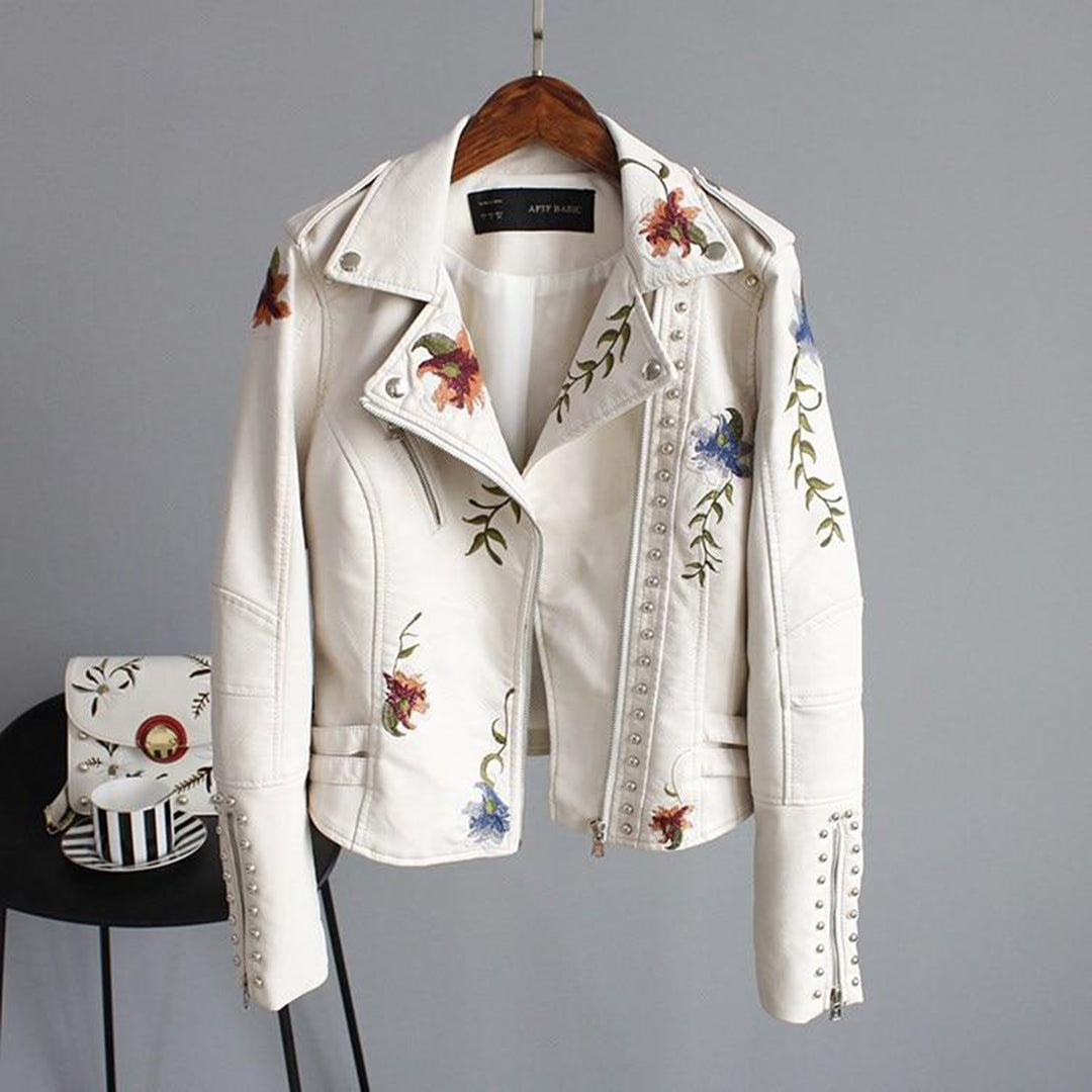FLORENCE - Damesjack met elegant bloemenpatroon