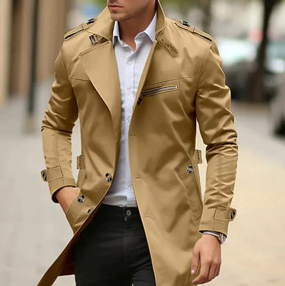 ELIOT - Klassieke heren trenchcoat voor een tijdloze look