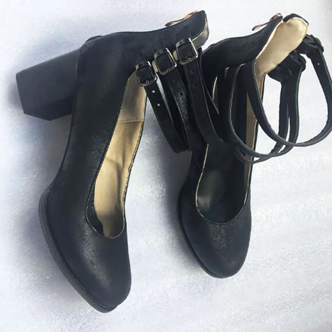 Maricris - Gesp enkel schoenen voor vrouwen - Glamorix