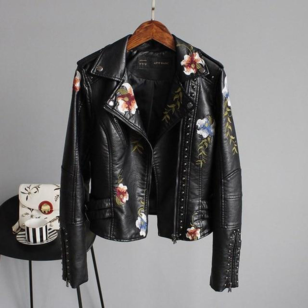 FLORENCE - Damesjack met elegant bloemenpatroon