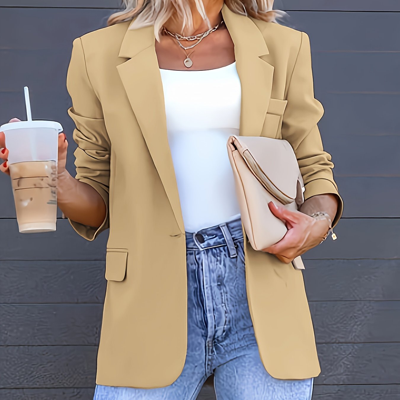 Lichtgewicht blazer met knoopsluiting voor heren – NOVAWEAR - Glamorix