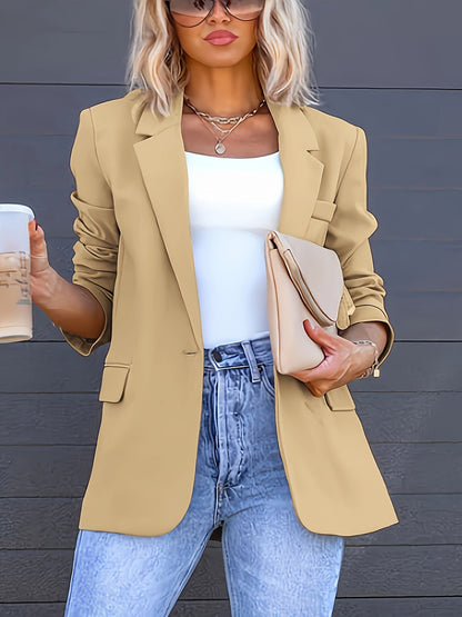 Lichtgewicht blazer met knoopsluiting voor heren – NOVAWEAR - Glamorix