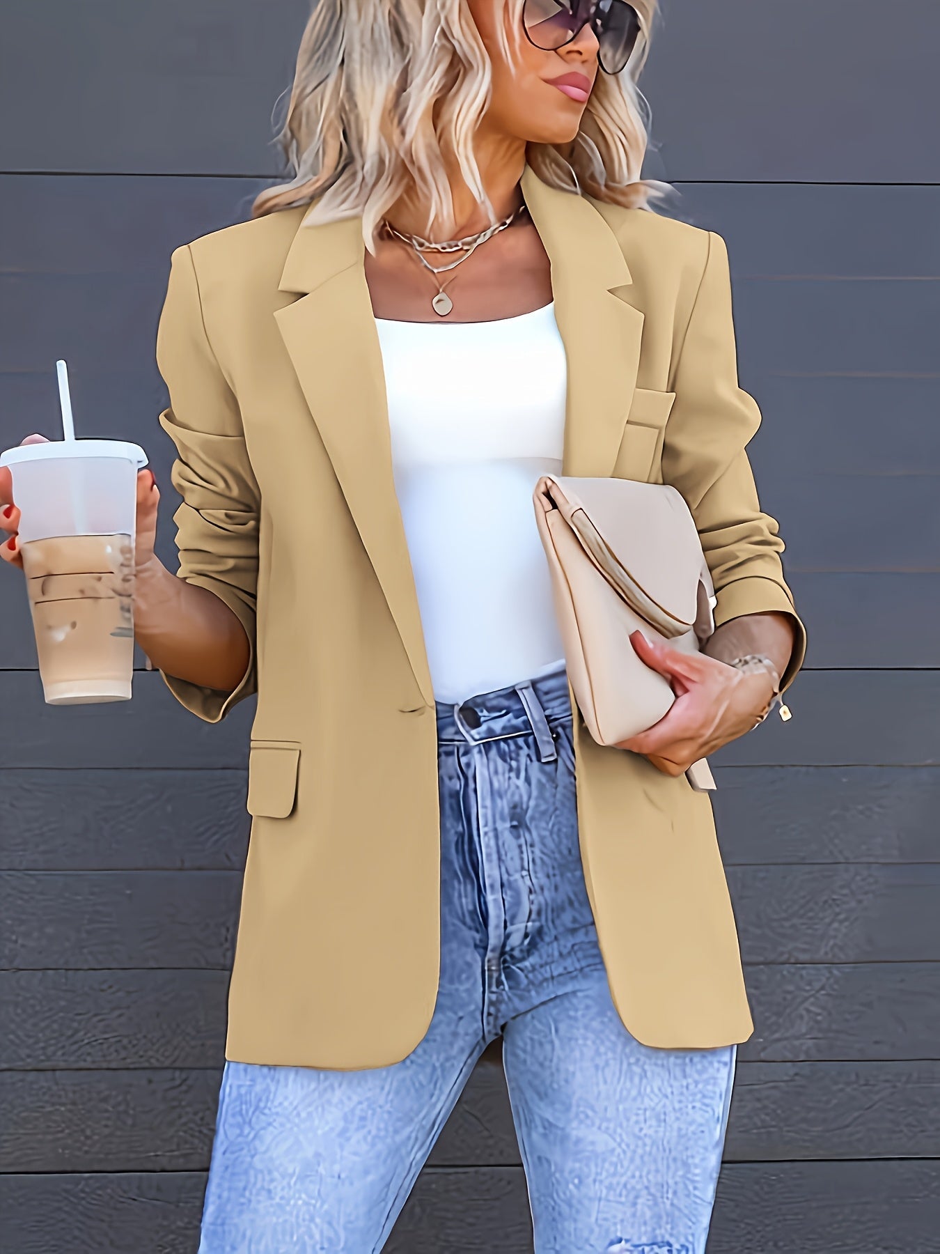 Lichtgewicht blazer met knoopsluiting voor heren – NOVAWEAR - Glamorix