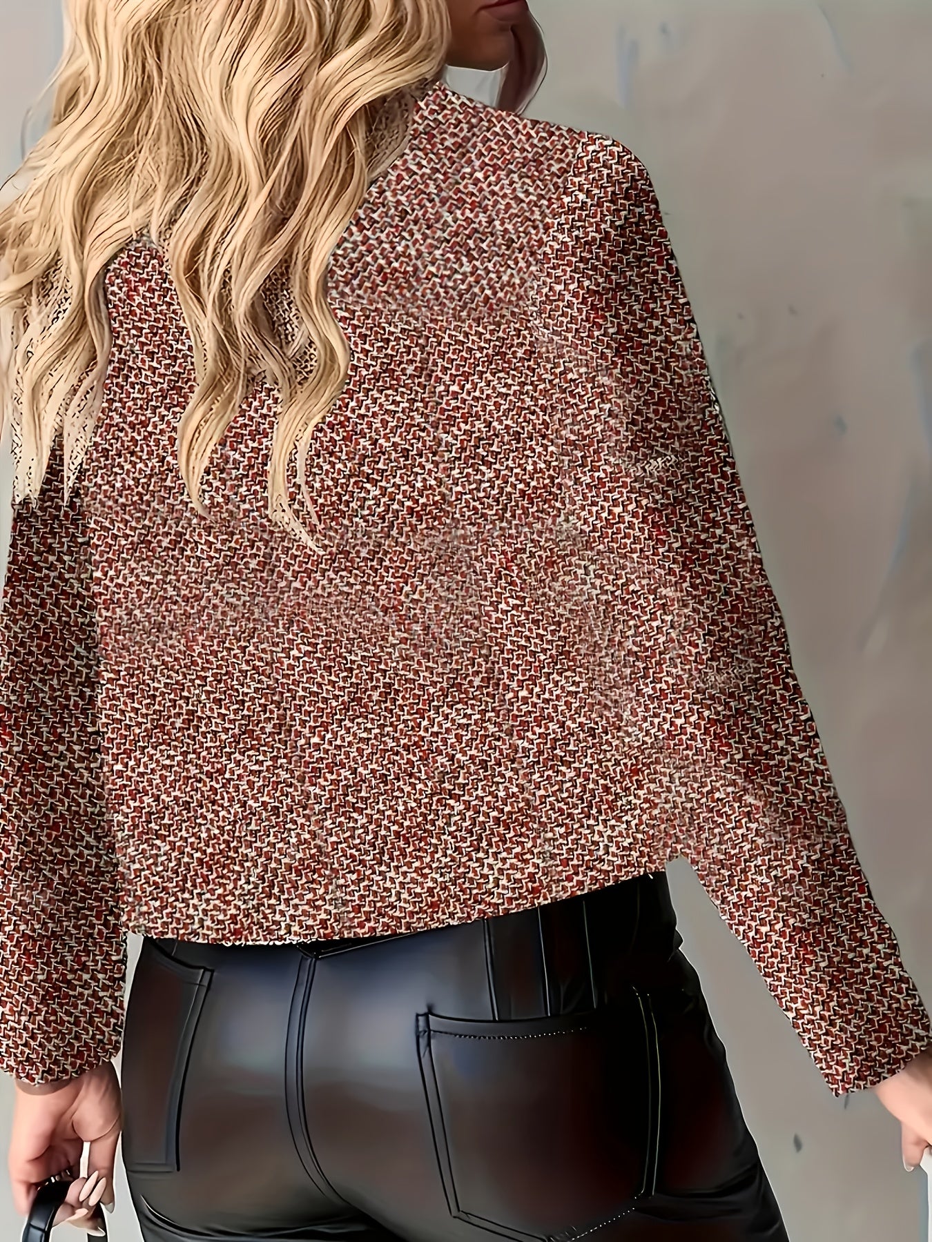 Blazer Kort Model - Getextureerde Stof & Lichtgewicht - Glamorix