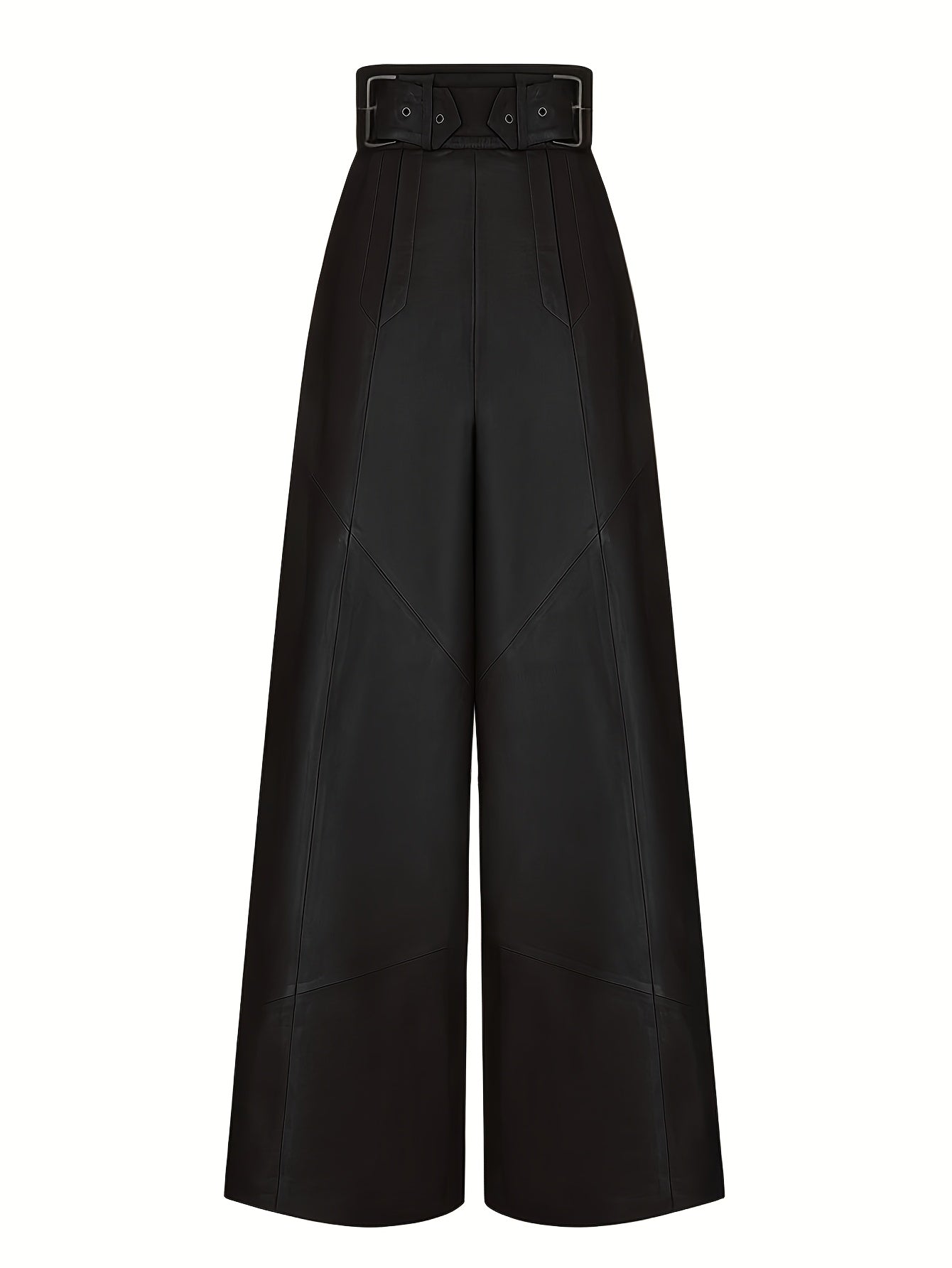 Broek met hoge taille en wijde pijpen voor dames – NOVAJEAN - Glamorix