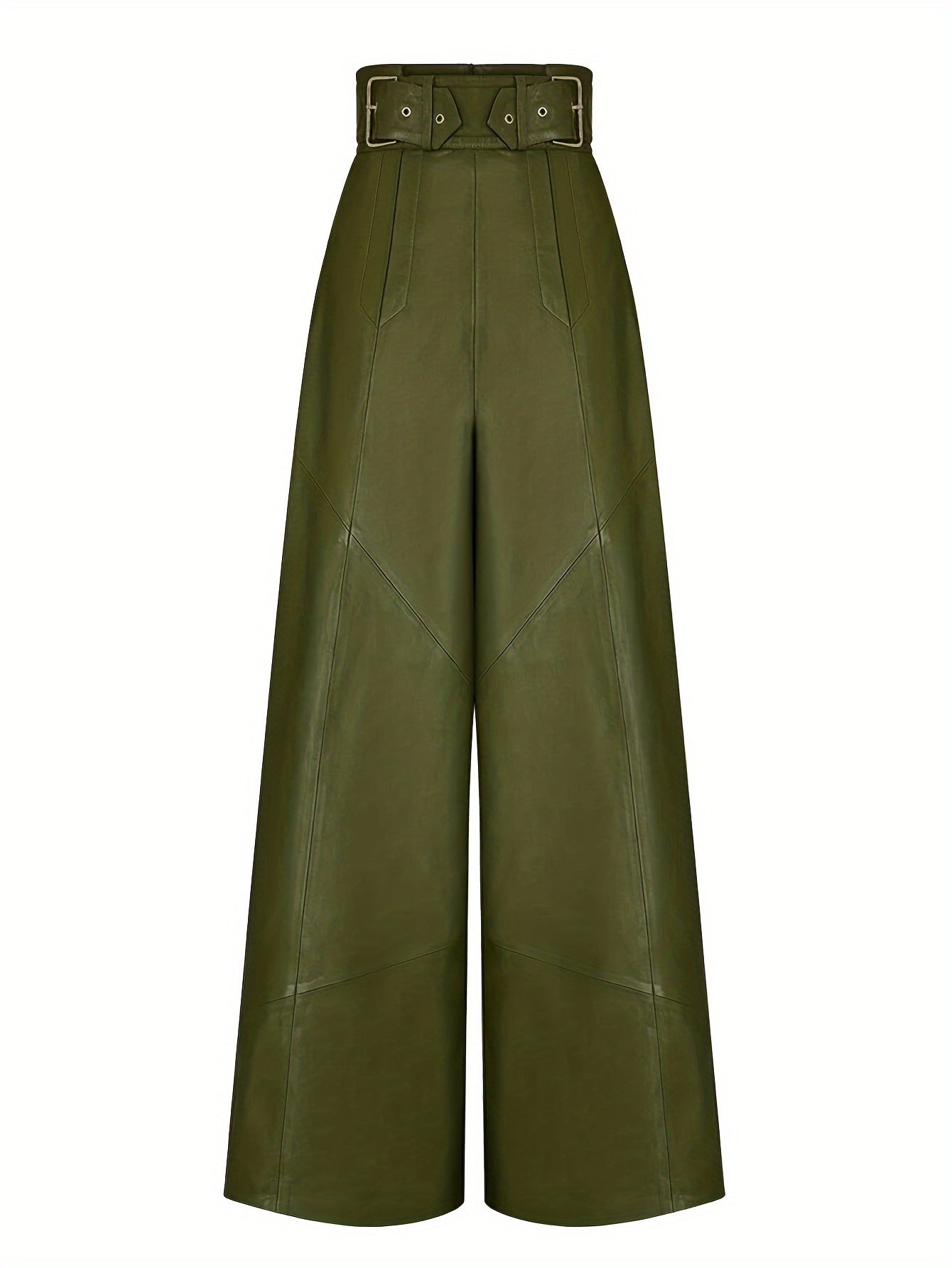 Broek met hoge taille en wijde pijpen voor dames – NOVAJEAN - Glamorix