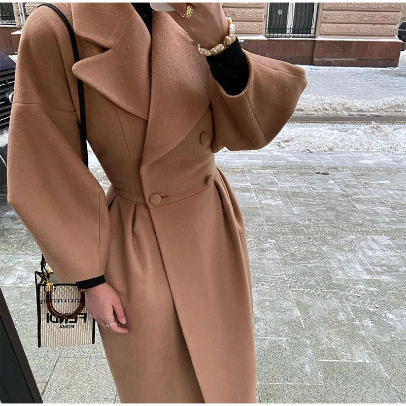 ELIZA - Elegante trenchcoat met dubbele riemen voor dames