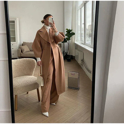 ELIZA - Elegante trenchcoat met dubbele riemen voor dames