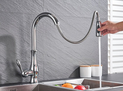 NOVA FLO - Uittrekbare keukenkraan met modern design
