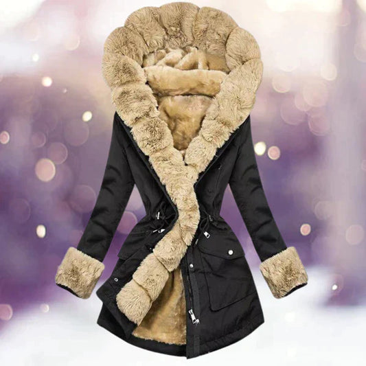 FAYE - Warm modejack met pluche voering voor dames