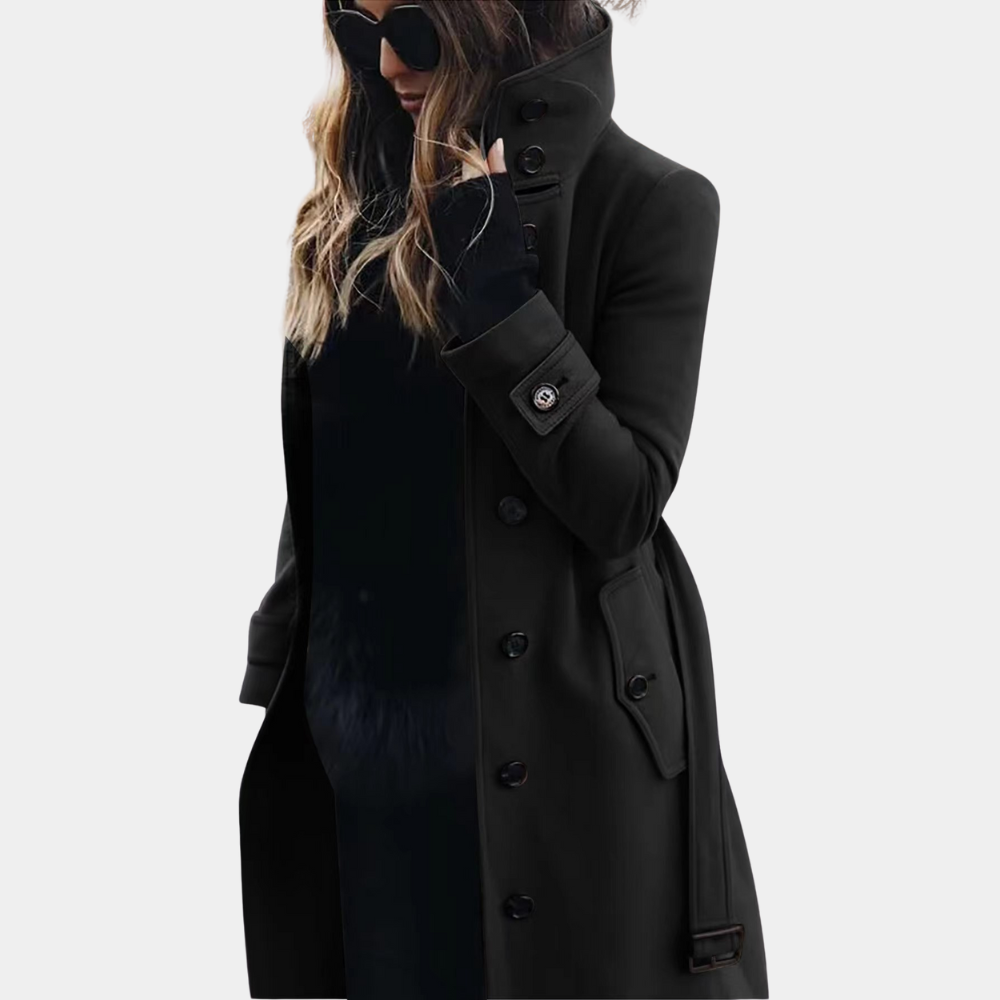 MILENA - Abrigo trench cálido y elegante para mujer - Glamorix