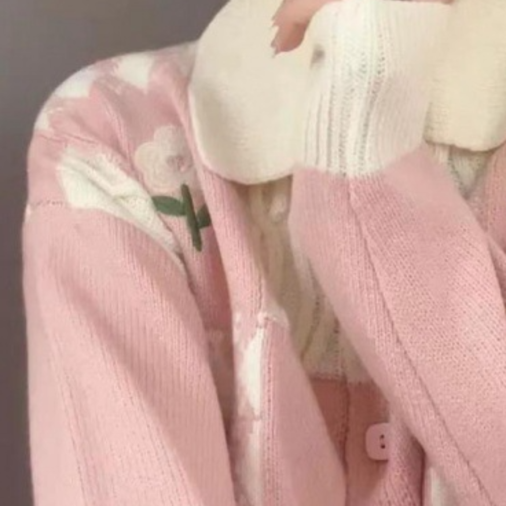 Gebreid damesvest met stijlvol patroon en relaxed fit – LORÉNA - Glamorix