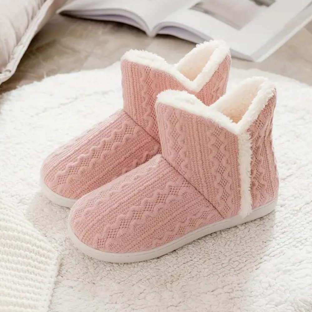 Warme damesschoenen met voering en antislip zool – VELENA WinterStep - Glamorix