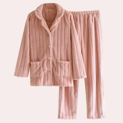 Elegante damestrui met fijne textuur en vrouwelijke pasvorm – SÉVANA - Glamorix