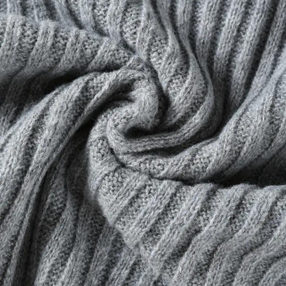 Gebreid herenvest met knoopsluiting en ribdetails – MORVEN KnitVest - Glamorix