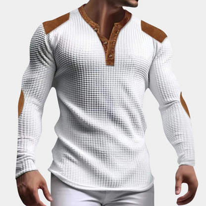 Comfortabele heren vrijetijdstrui met casual pasvorm – RAYNOR - Glamorix