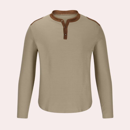 Comfortabele heren vrijetijdstrui met casual pasvorm – RAYNOR - Glamorix