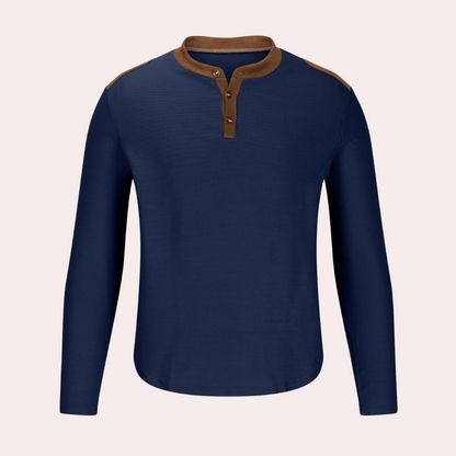 Comfortabele heren vrijetijdstrui met casual pasvorm – RAYNOR - Glamorix