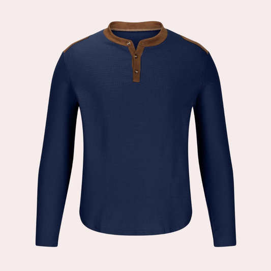 Comfortabele heren vrijetijdstrui met casual pasvorm – RAYNOR - Glamorix