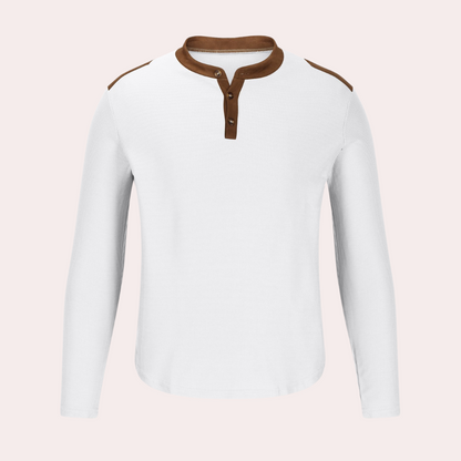 Comfortabele heren vrijetijdstrui met casual pasvorm – RAYNOR - Glamorix