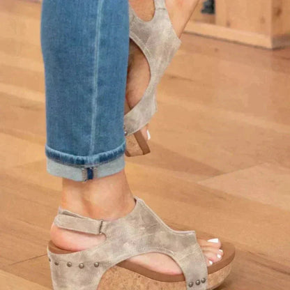 Elegante sleehak sandalen voor dames met open teen – LYRA LIFT - Glamorix