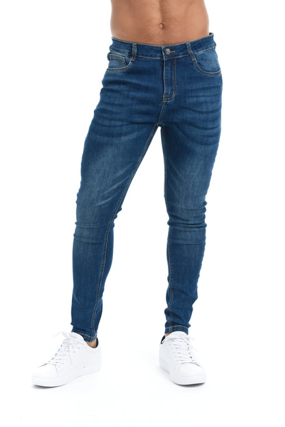 FELIX - Klassieke skinny jeans met vervaagde wassing