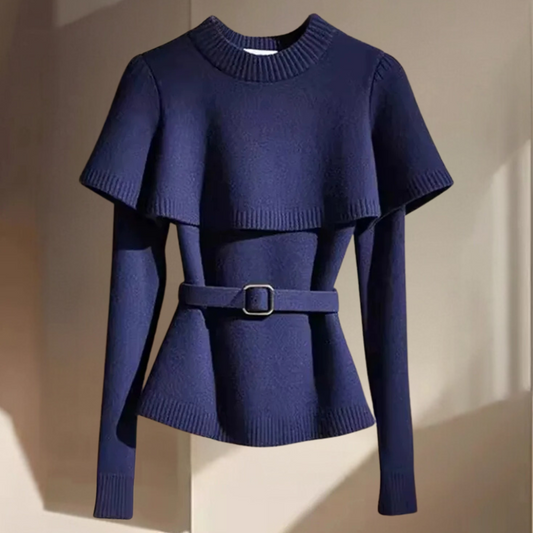 ELENA - Gebreide top met lange mouwen voor een elegante uitstraling