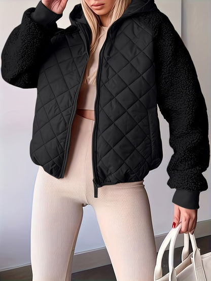 Capuchonjas met mouwen en flexibele pasvorm voor dames – NX - Glamorix
