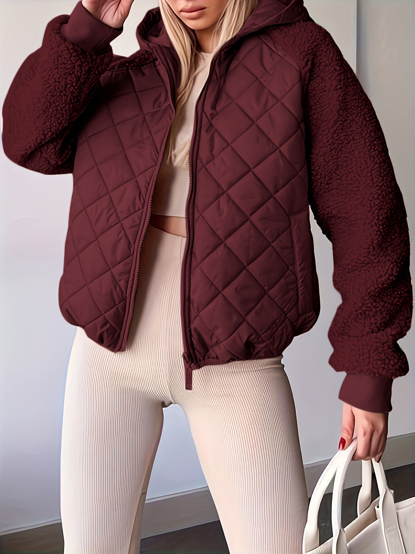 Capuchonjas met mouwen en flexibele pasvorm voor dames – NX - Glamorix
