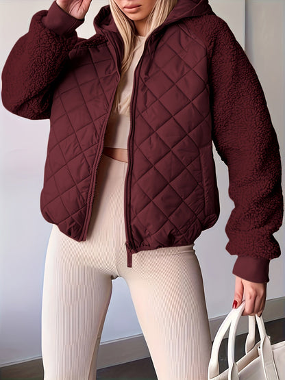 Capuchonjas met mouwen en flexibele pasvorm voor dames – NX - Glamorix