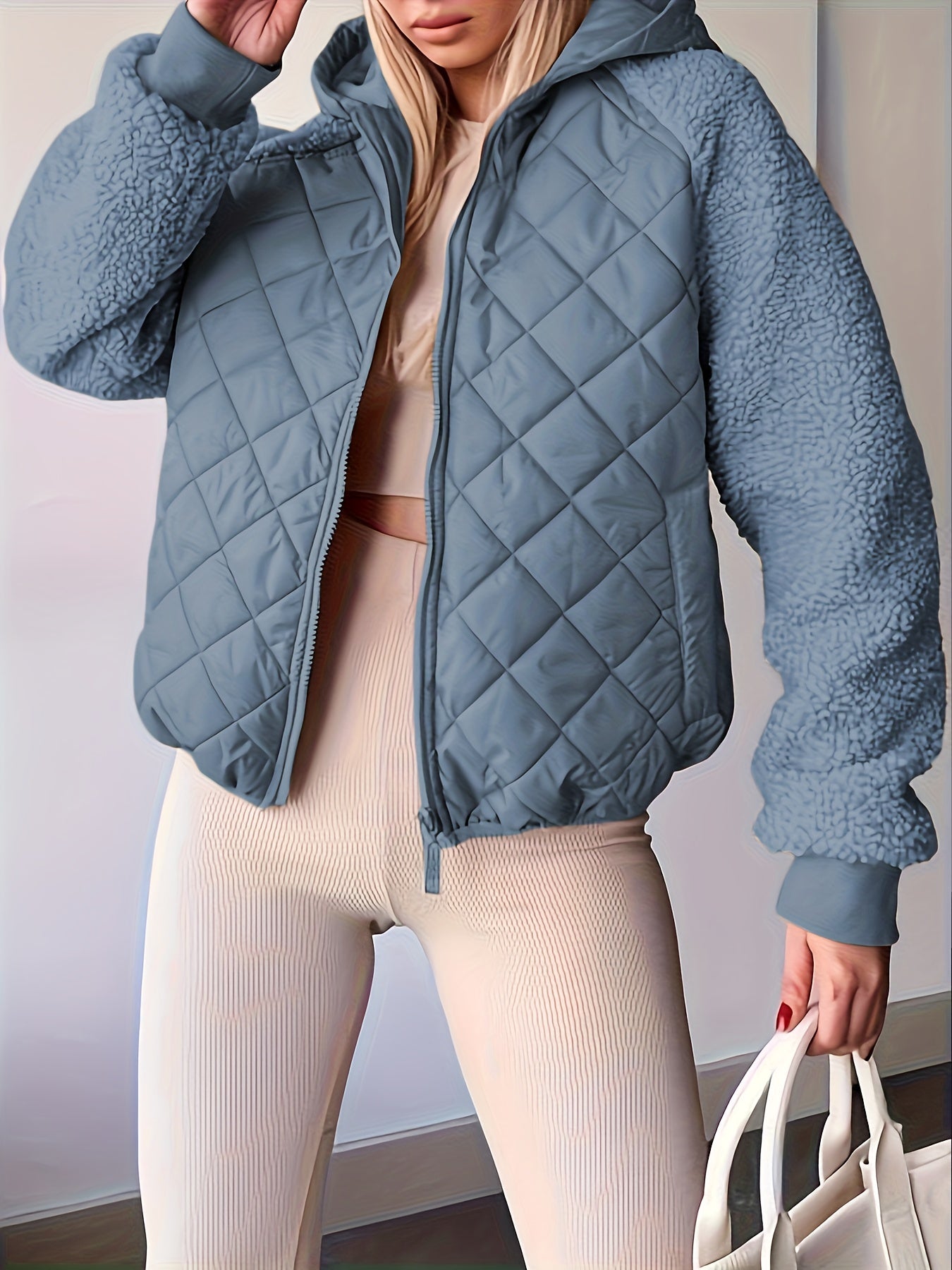 Capuchonjas met mouwen en flexibele pasvorm voor dames – NX - Glamorix
