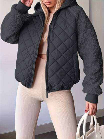 Capuchonjas met mouwen en flexibele pasvorm voor dames – NX - Glamorix