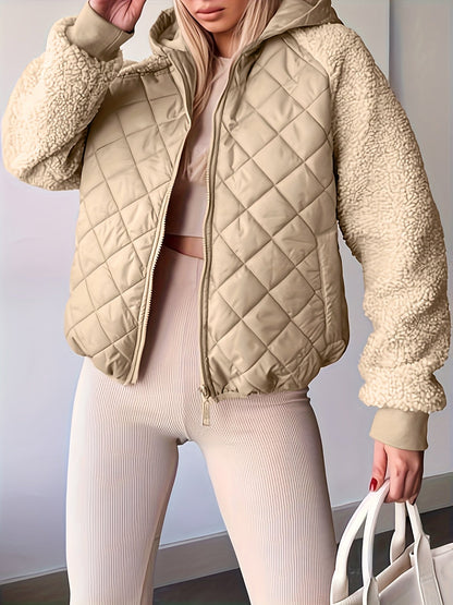 Capuchonjas met mouwen en flexibele pasvorm voor dames – NX - Glamorix
