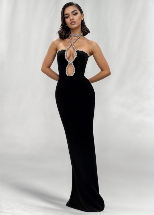 ELENORA – Avond maxi-jurk met tijdloze elegantie