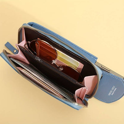 ARIA - Compacte crossbody telefoontas met multi-card houder