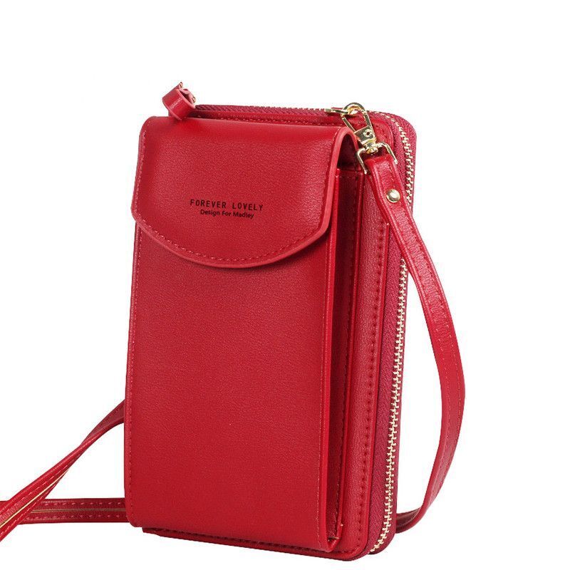 ARIA - Compacte crossbody telefoontas met multi-card houder