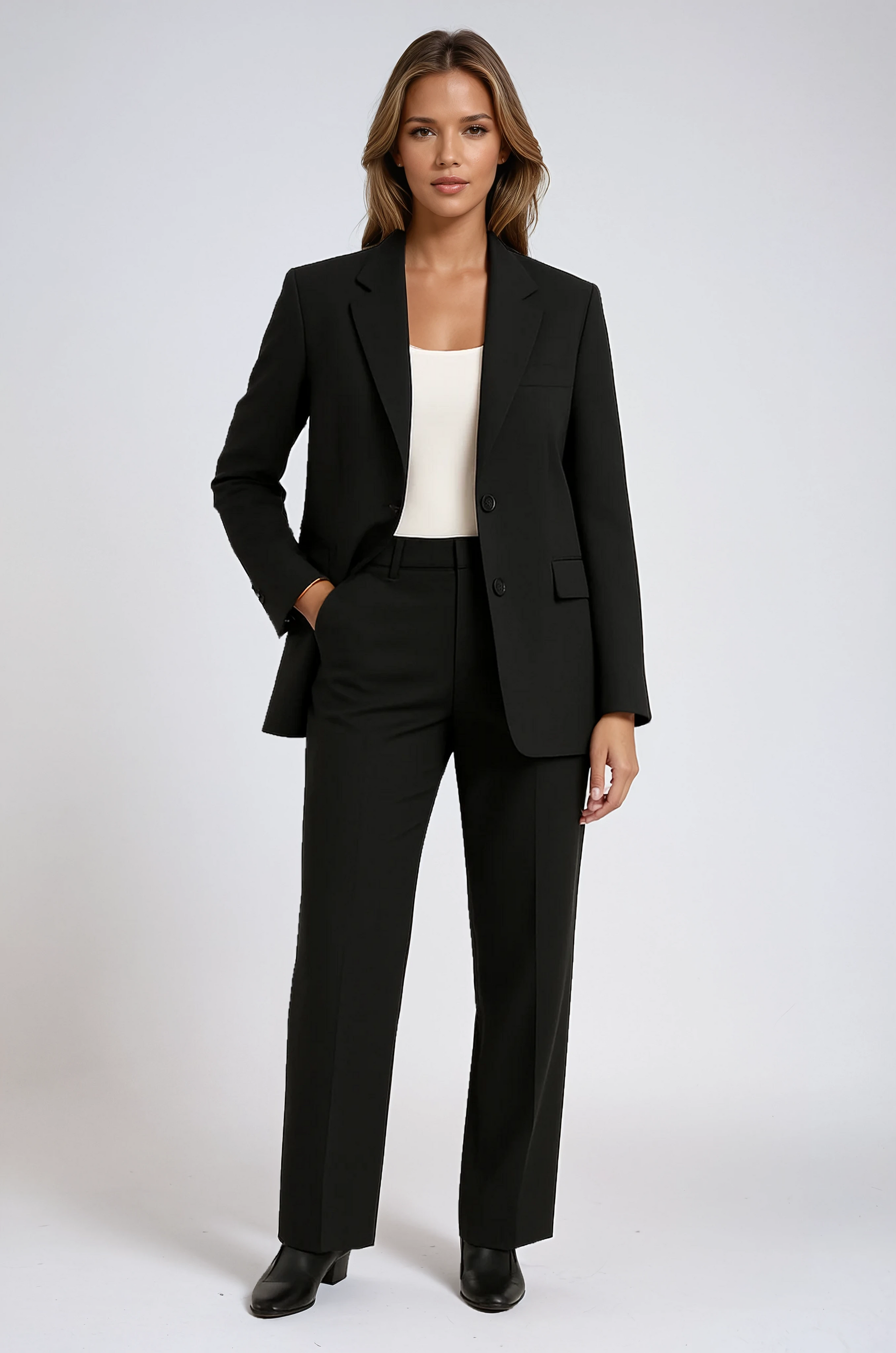 MILLY – Dames pak met blazer en pantalon voor een krachtige look - Glamorix