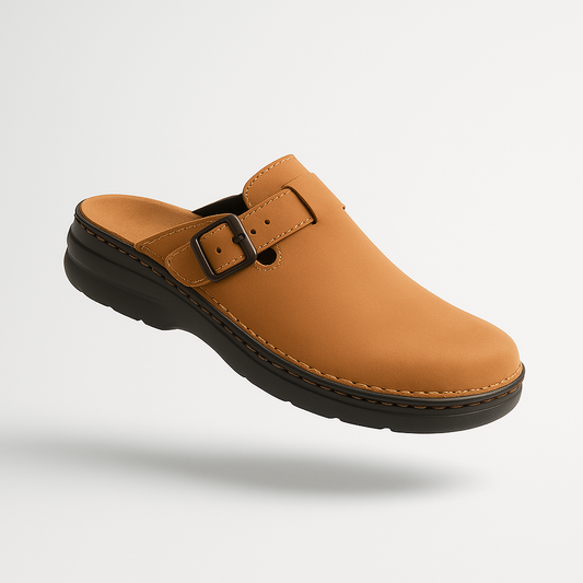 Orthopedische leren pantoffels voor dames – ViventiaHome - Glamorix