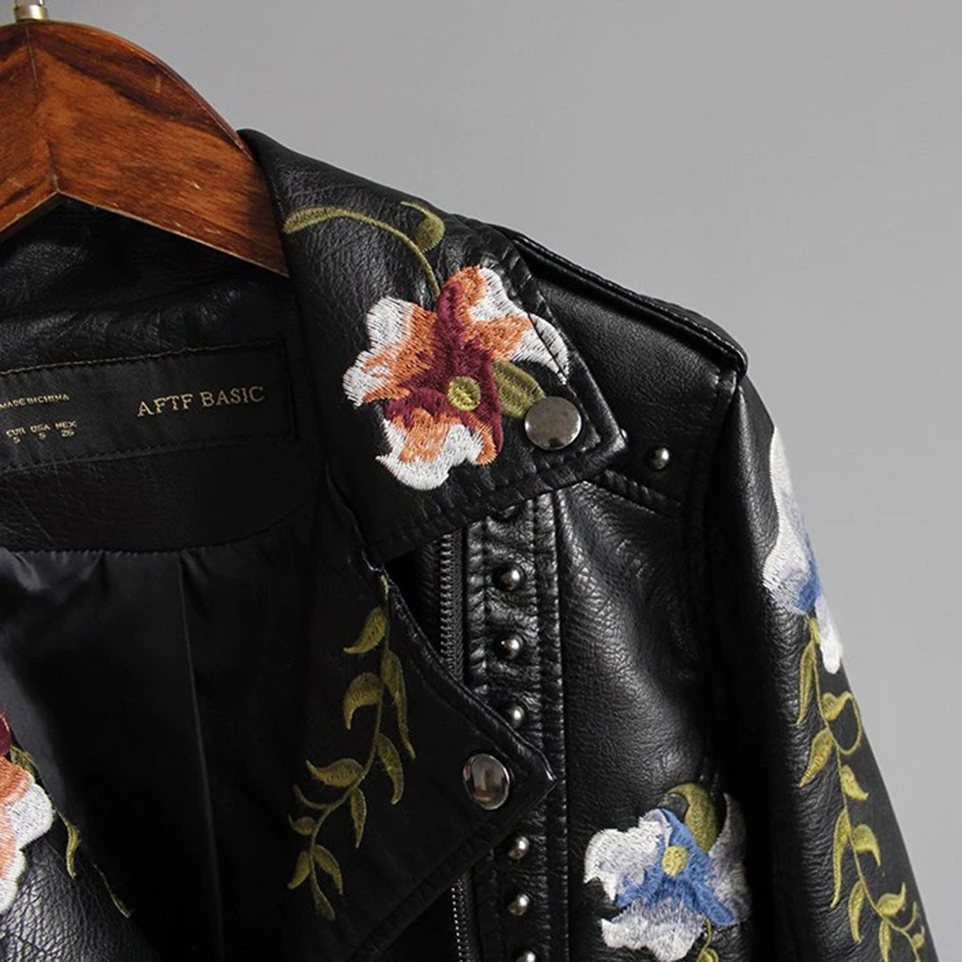 FLORENCE - Damesjack met elegant bloemenpatroon