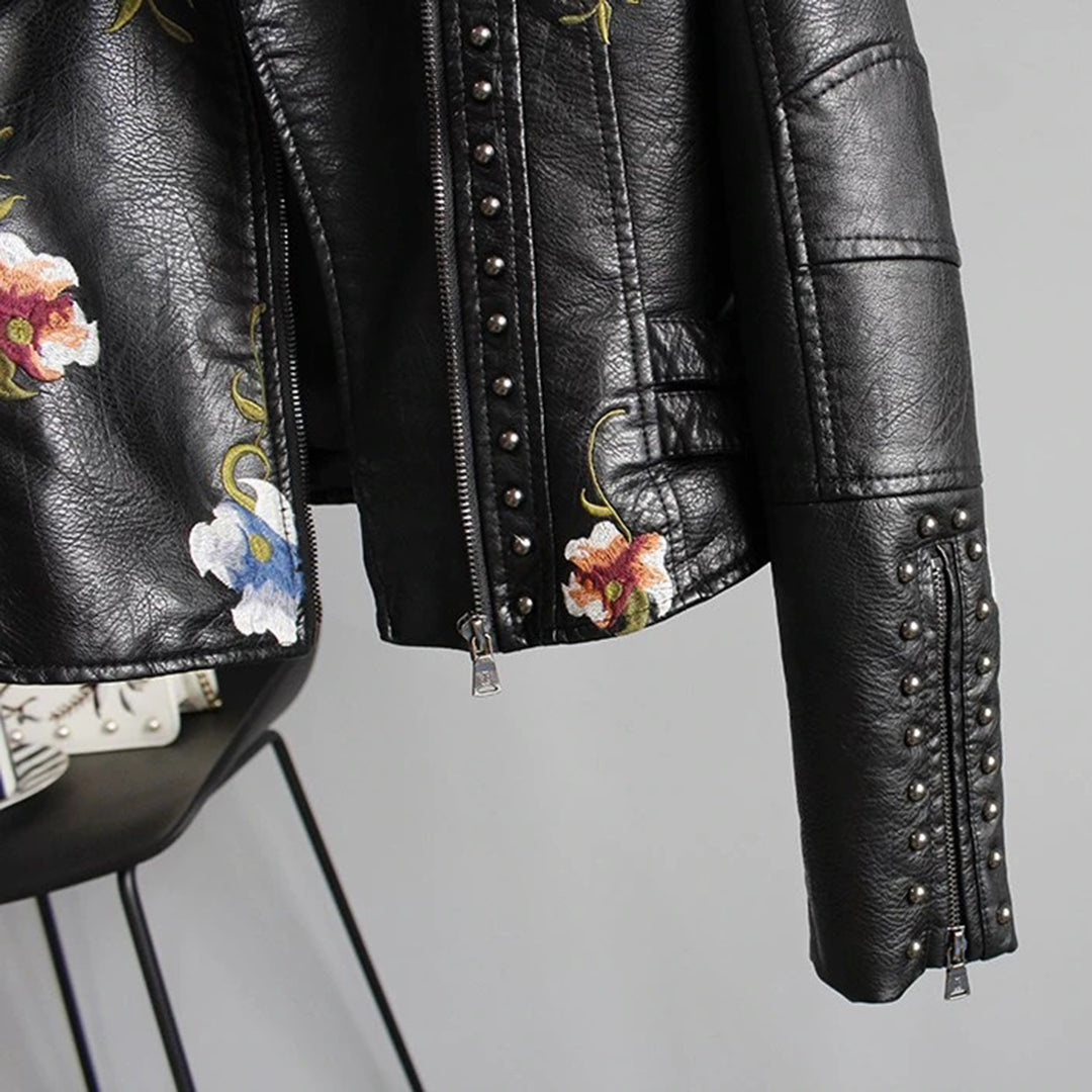 FLORENCE - Damesjack met elegant bloemenpatroon