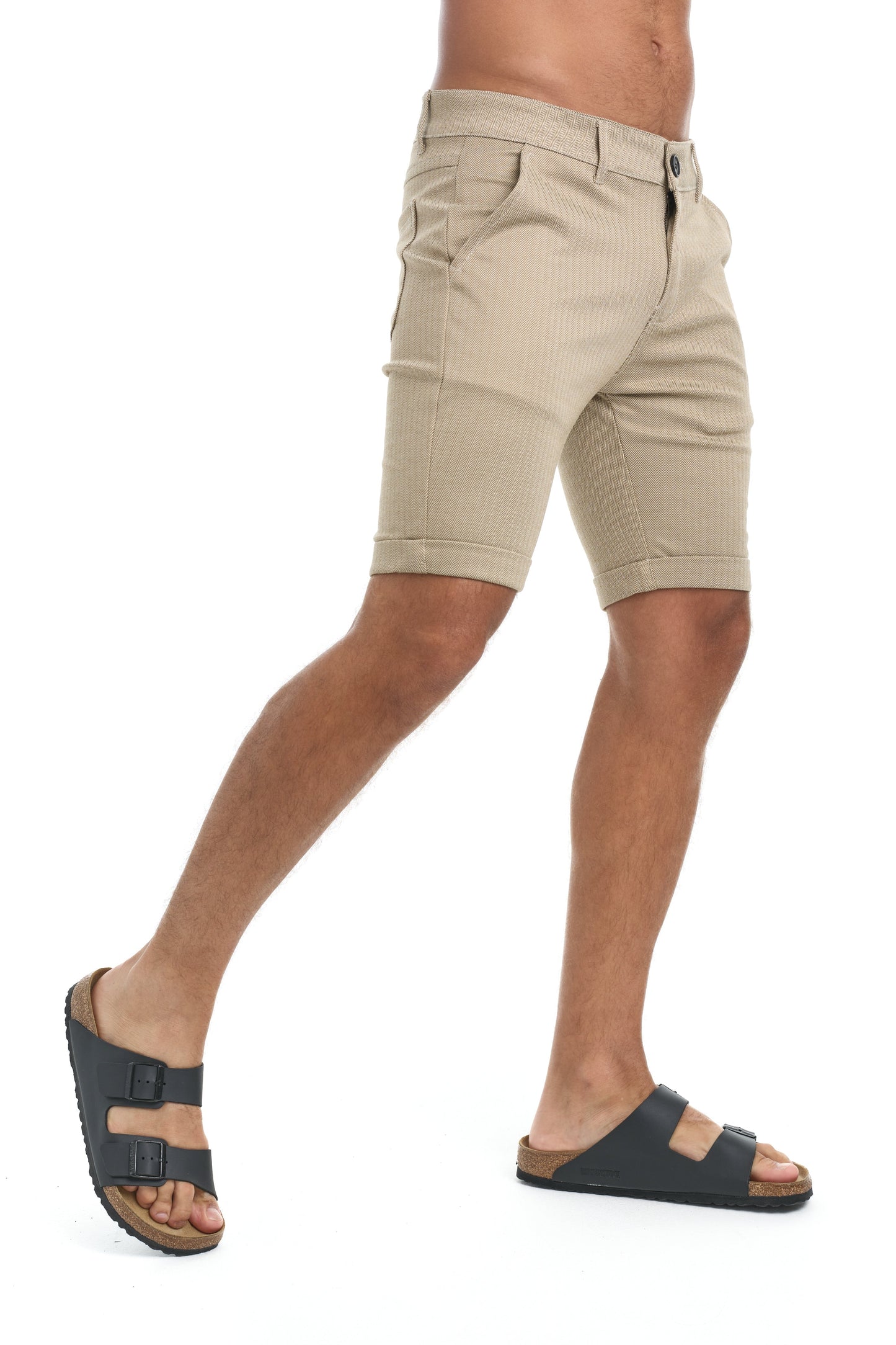FINLEY - Klassiek getailleerde korte broek voor een verfijnde look