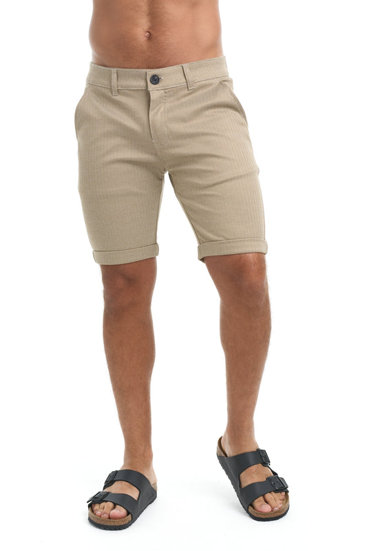 FINLEY - Klassiek getailleerde korte broek voor een verfijnde look