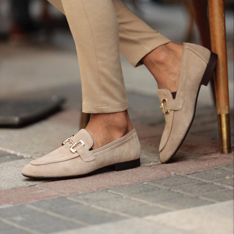 Heren loafers met metalen gesp en tijdloos design – RIVARO CLASSIC - Glamorix
